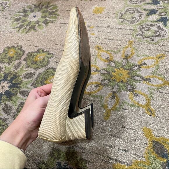 Vintage Stuart Weitzman snake heel pumps size 7 - Picture 4 of 9